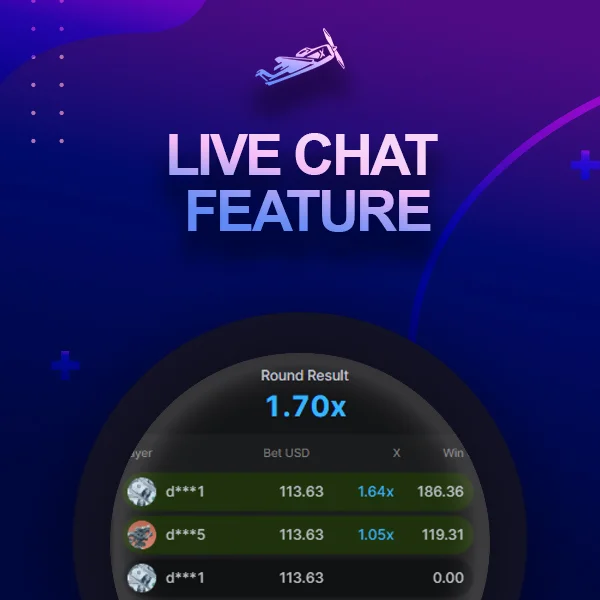 Live chat feature